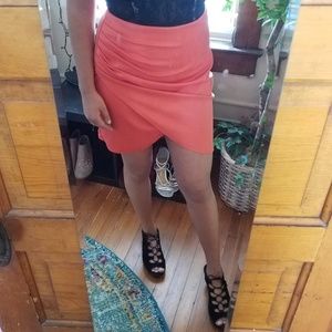 Hot Orange Club/Festival Skirt